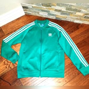 Adidas green jacket